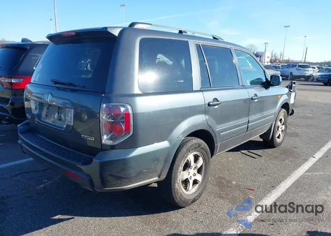 2006 Honda Pilot Ex-L from USA, damaged, VIN 2HKYF18546H516591